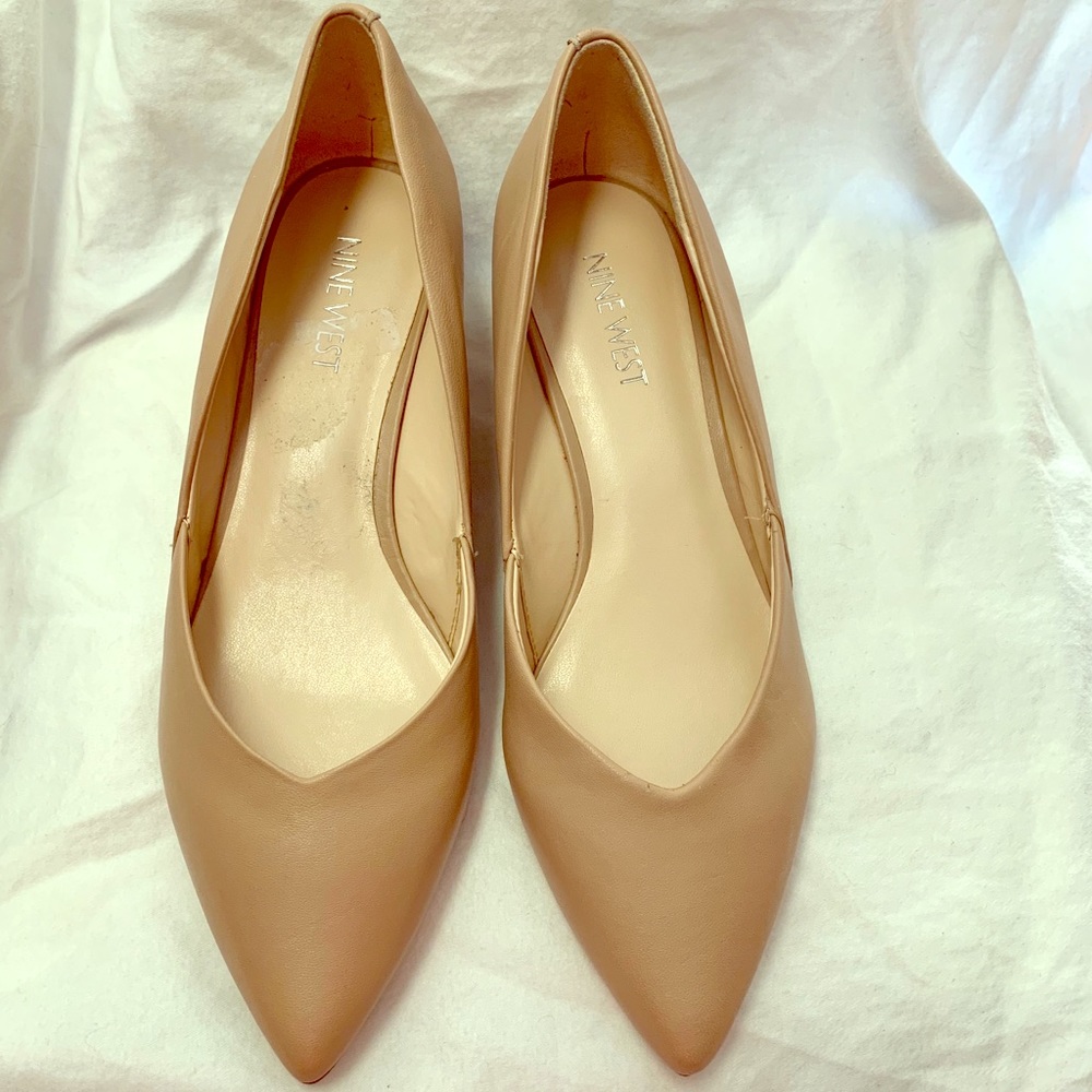 COPY - Nine West Nude Wedges